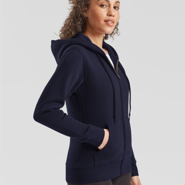 Ladies' Premium Hooded Sweat Jacket Thumbnail