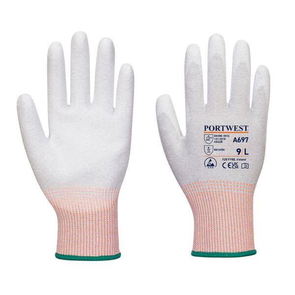 A697 LR13 ESD PU Palm Glove (Pk12) Thumbnail